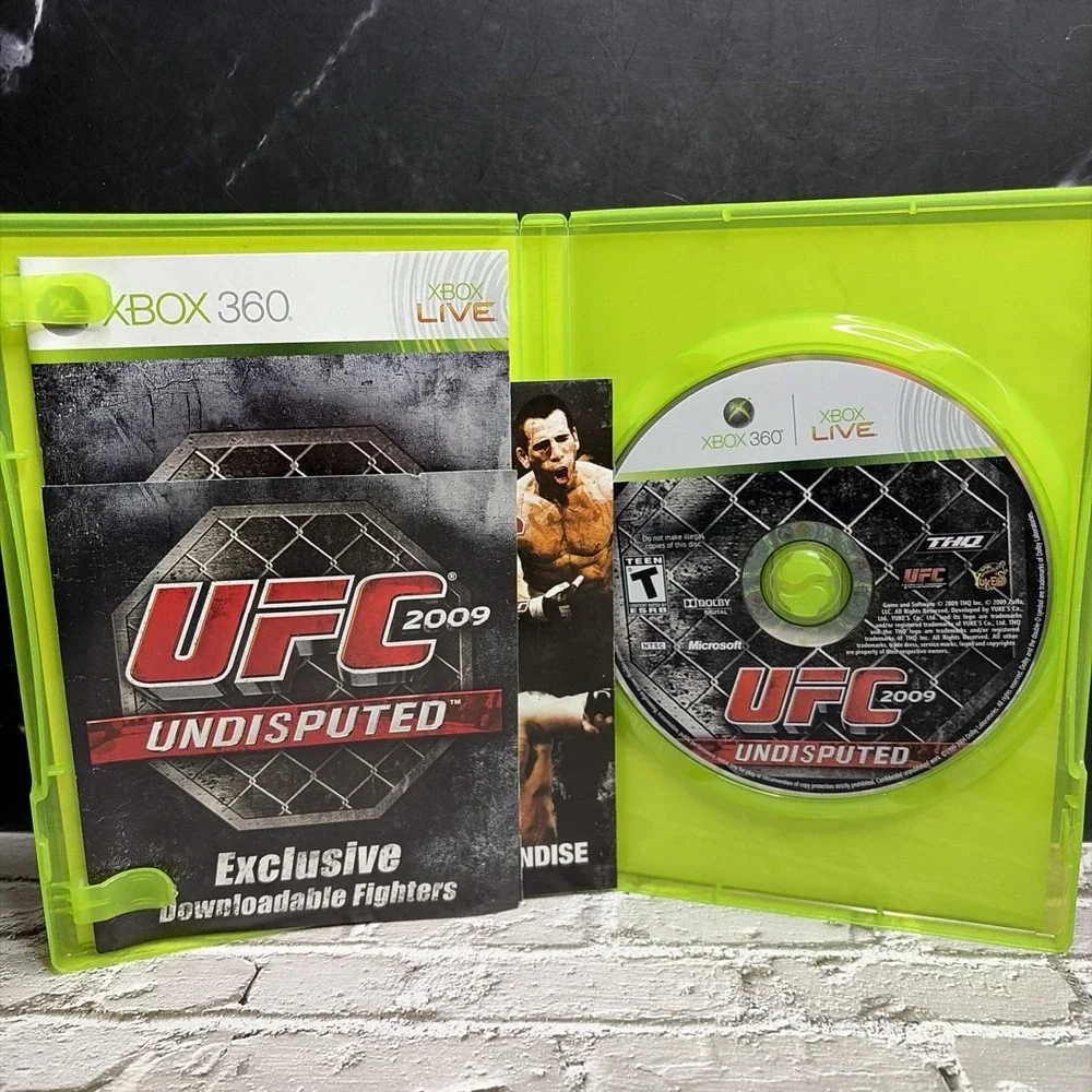 UFC 09 - CIB & MLB 2K10 Case /Disk Only (Xbox 360) T&W